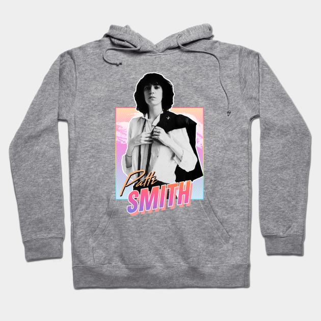 Patti Smith - Retro Hoodie by PiedPiper